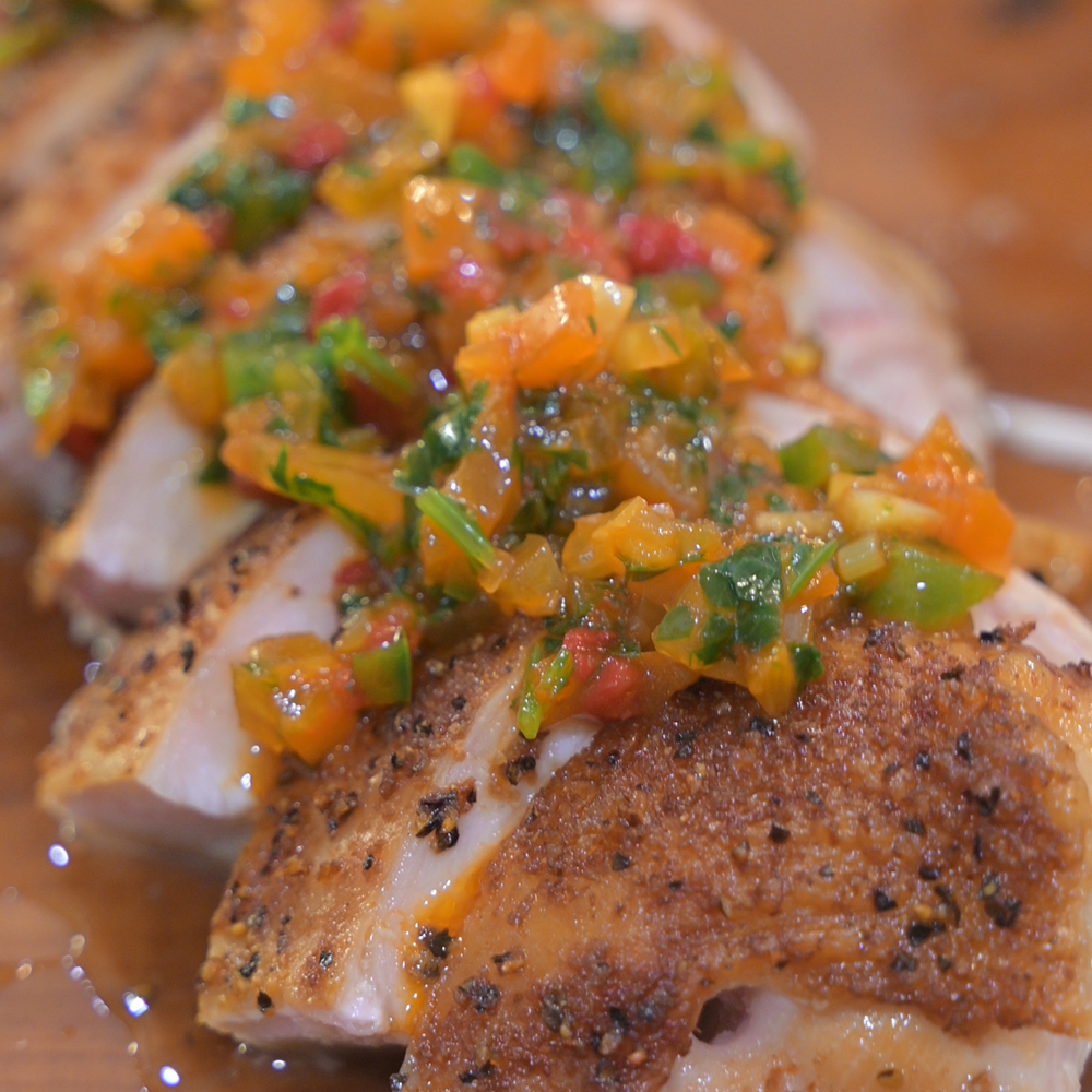 Smoked Chicken and Chimichurri 