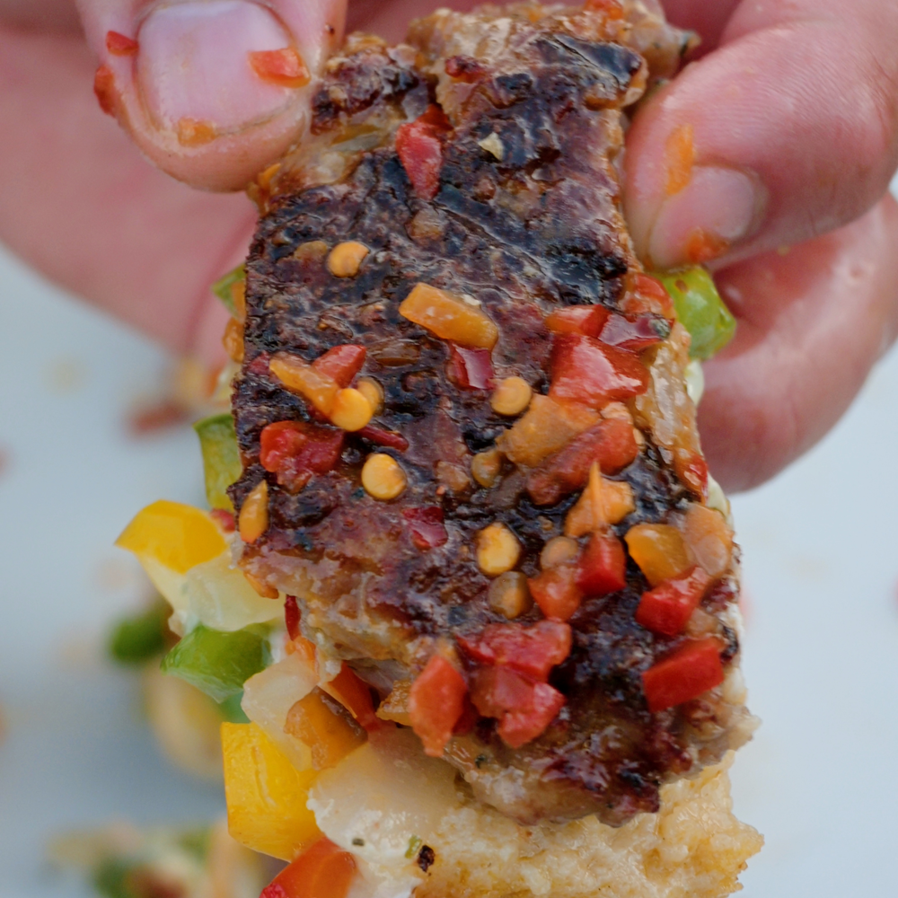 Sausage And Pepper Stuffed Bread